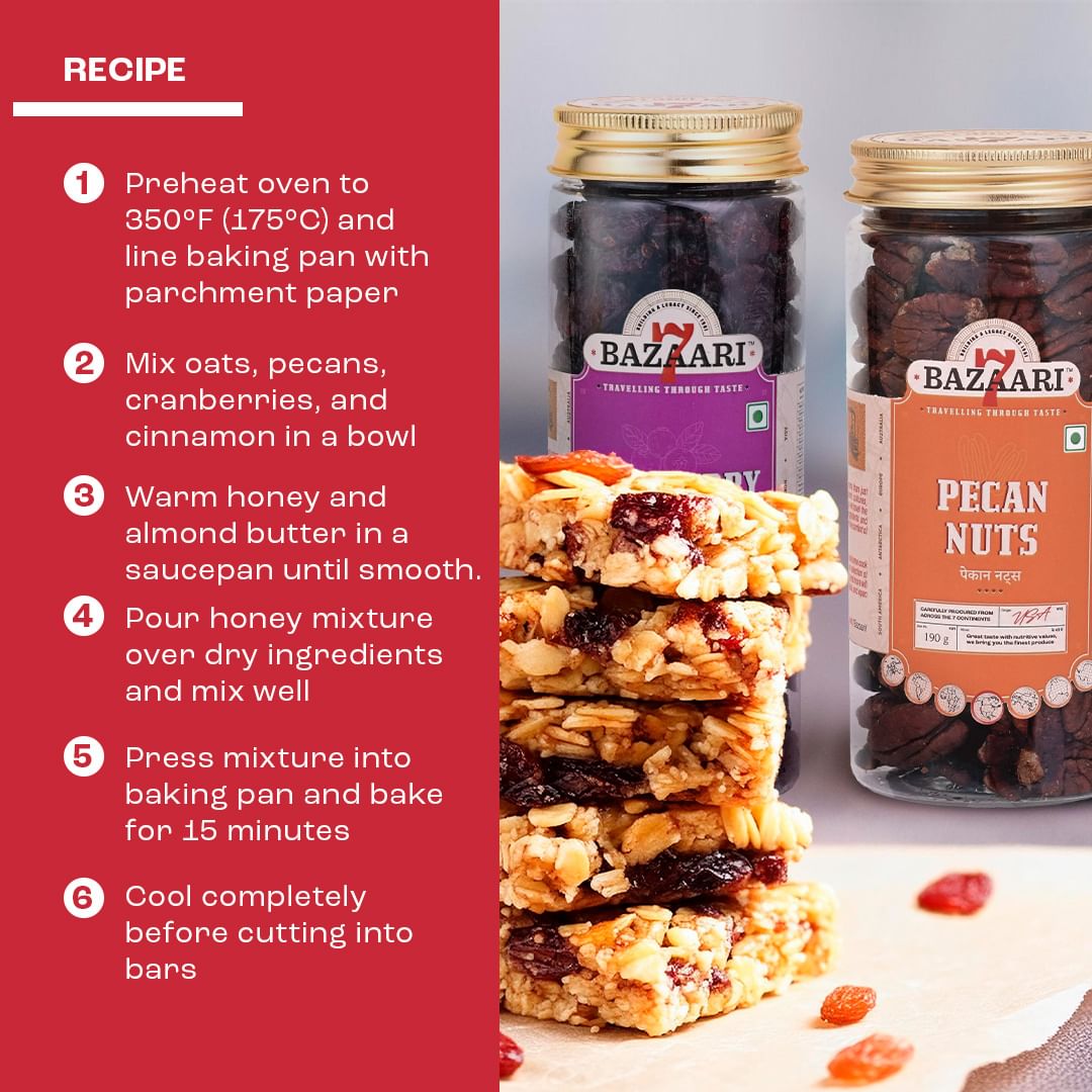 Quick & Wholesome: Pecan Granola Bars with a Buttery, Irresistible Flavor!