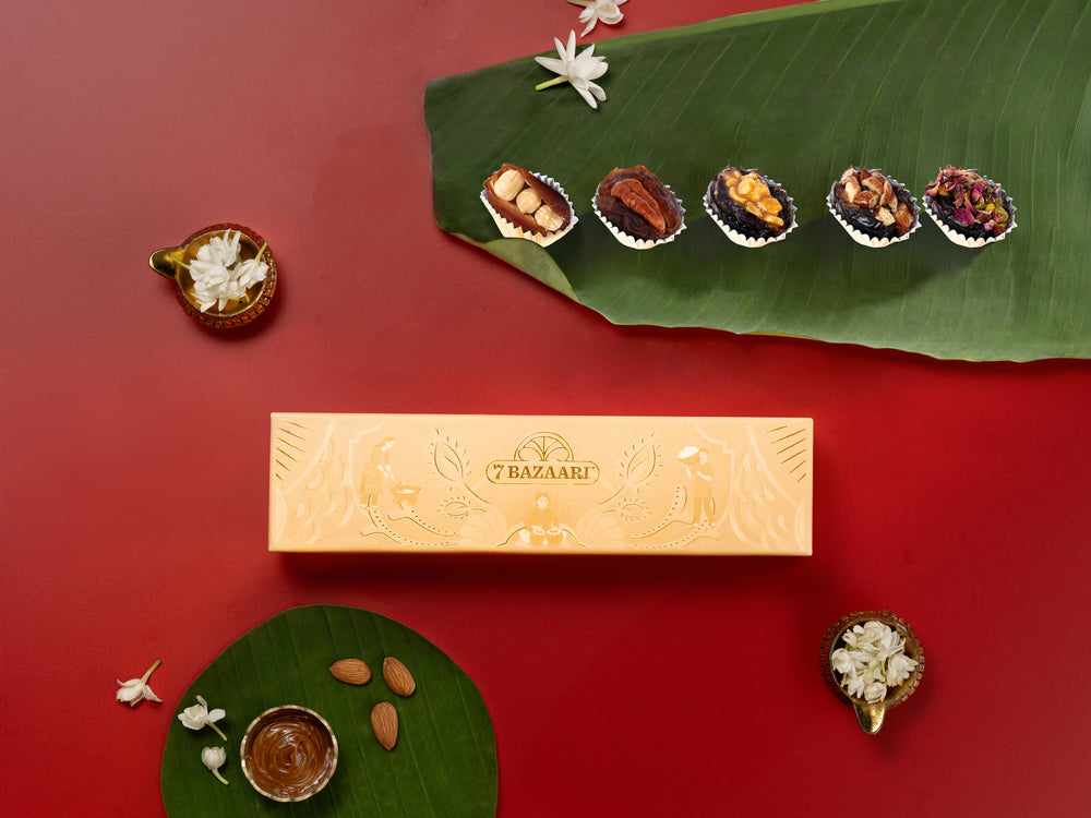 Assorted stuffed date box of 5