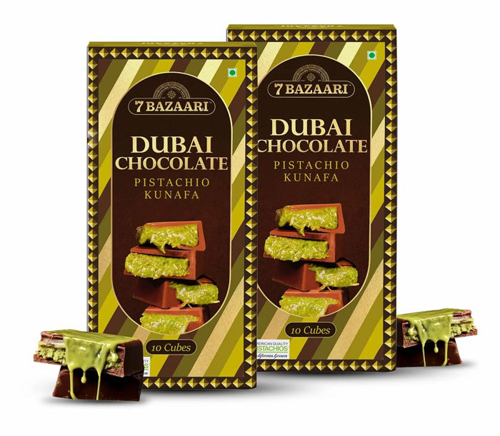 Viral Dubai chocolate pistachio kunafa 100g 10pcs
