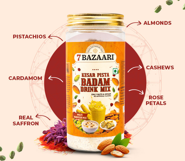 KESAR PISTA BADAM DRINK MIX Pack of 2