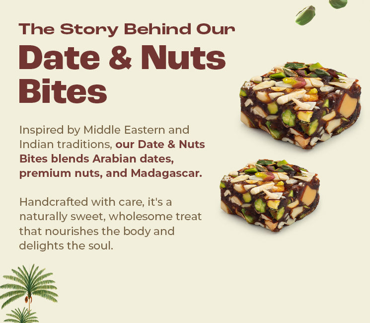 Date & nut Bite pack of 2 10pcs