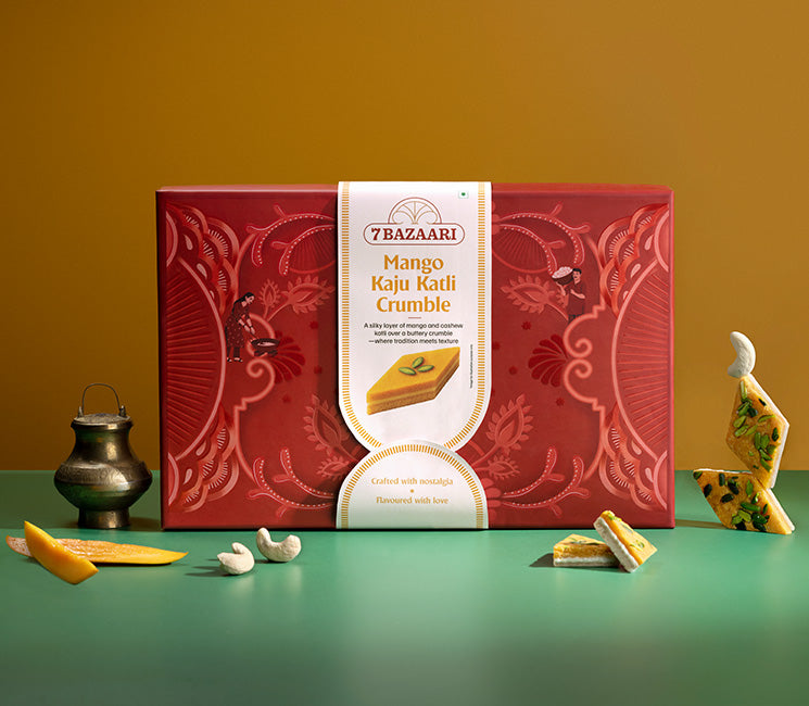 Mango Kaju Katli Crumble (Box Of 16)