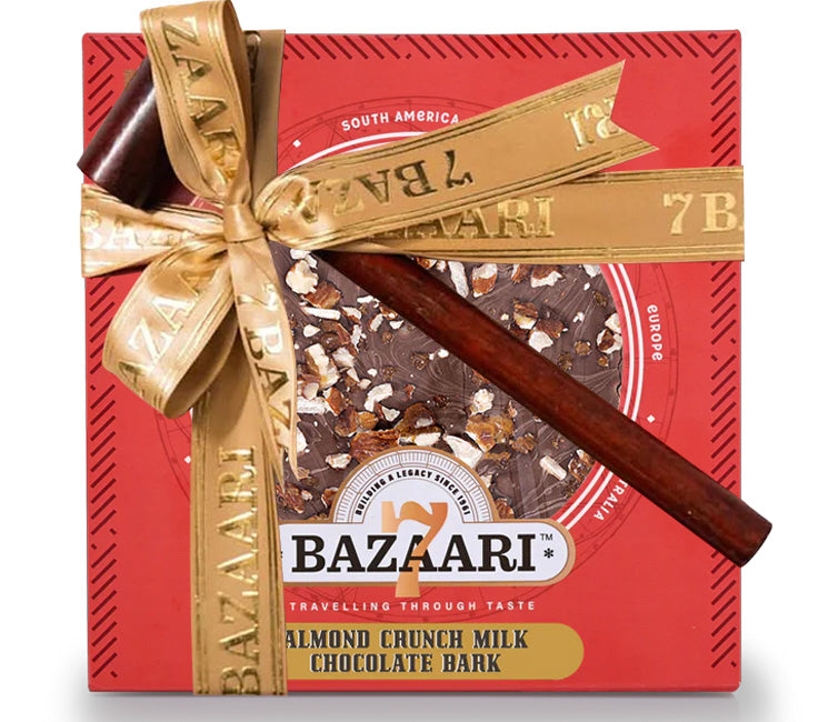 Milk Chocolate Praline Almond Crunch Bark 200g