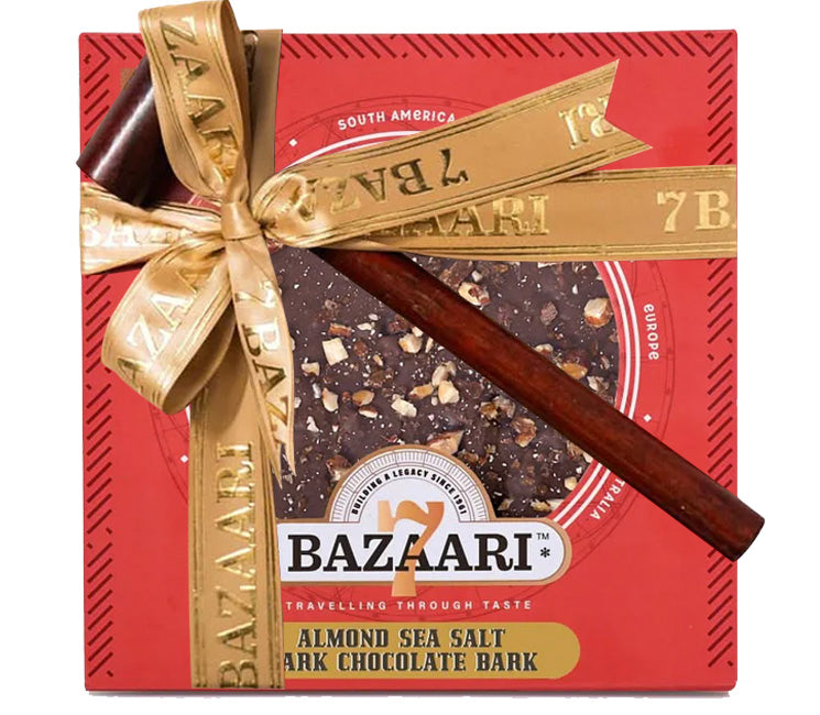 Dark Chocolate Almond Sea Salt Bark