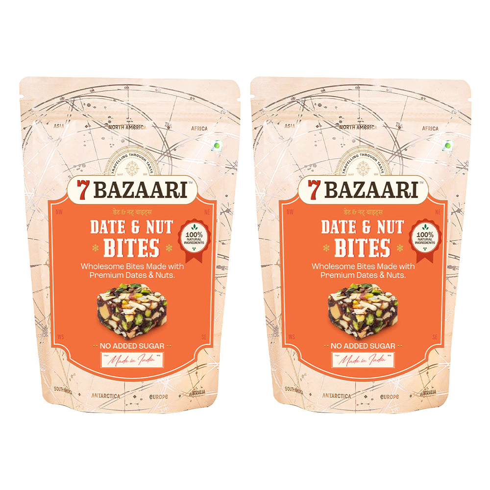 Date & nut Bite pack of 2 10pcs