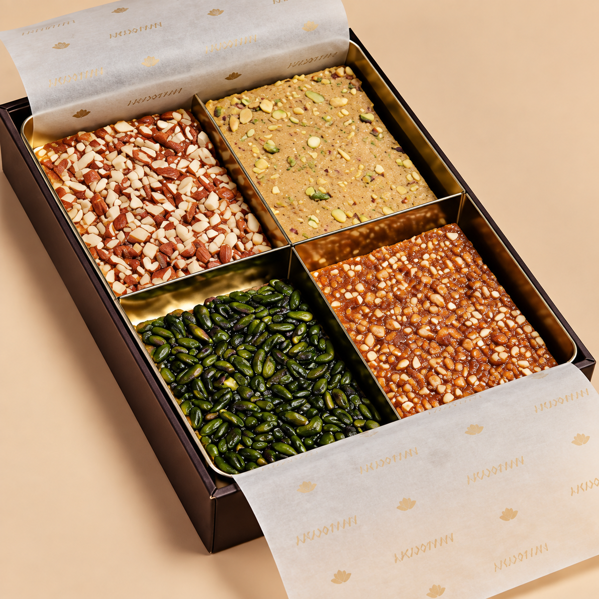 Four Mithai Golden Tin 700g