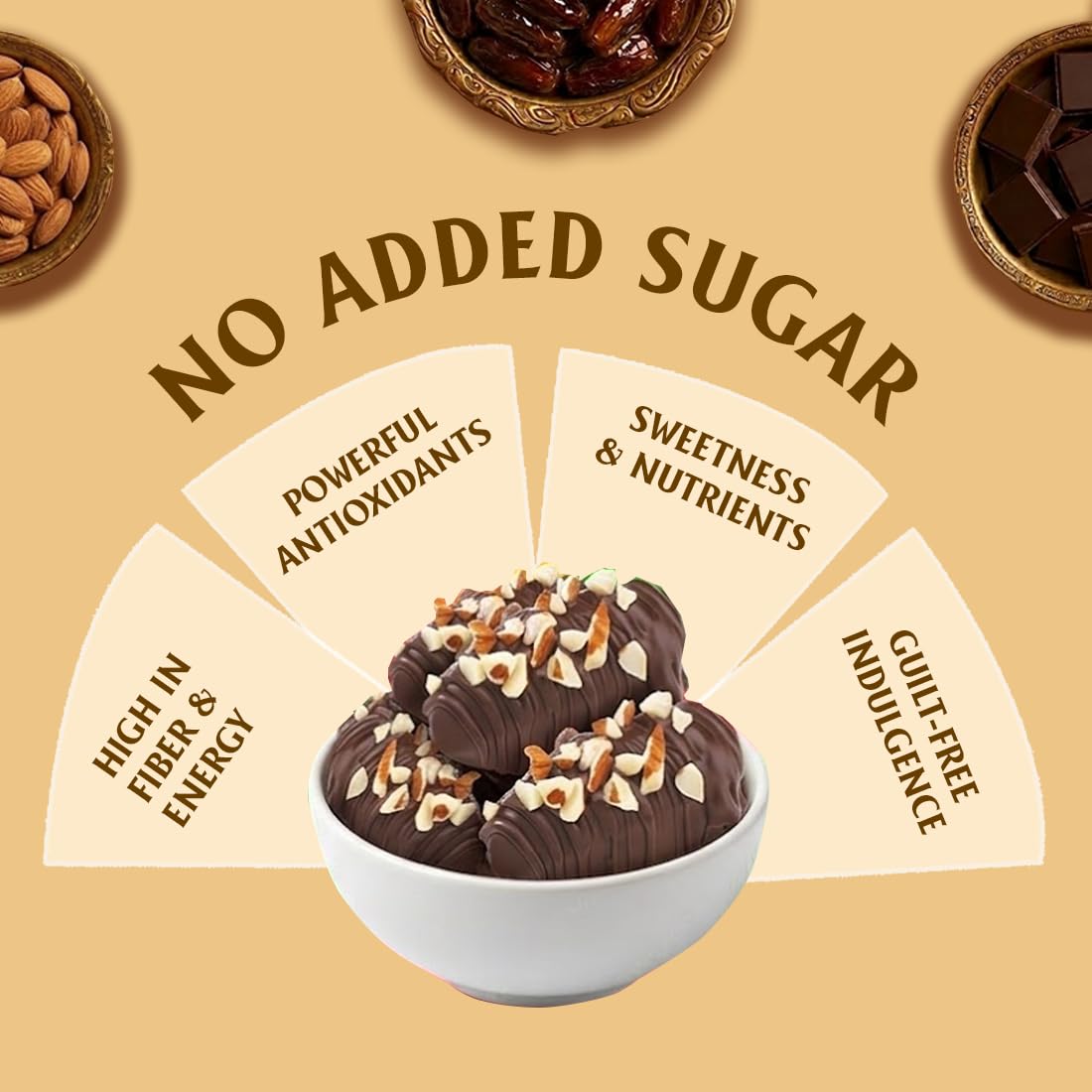No Added Sugar Dark Chocolate Date