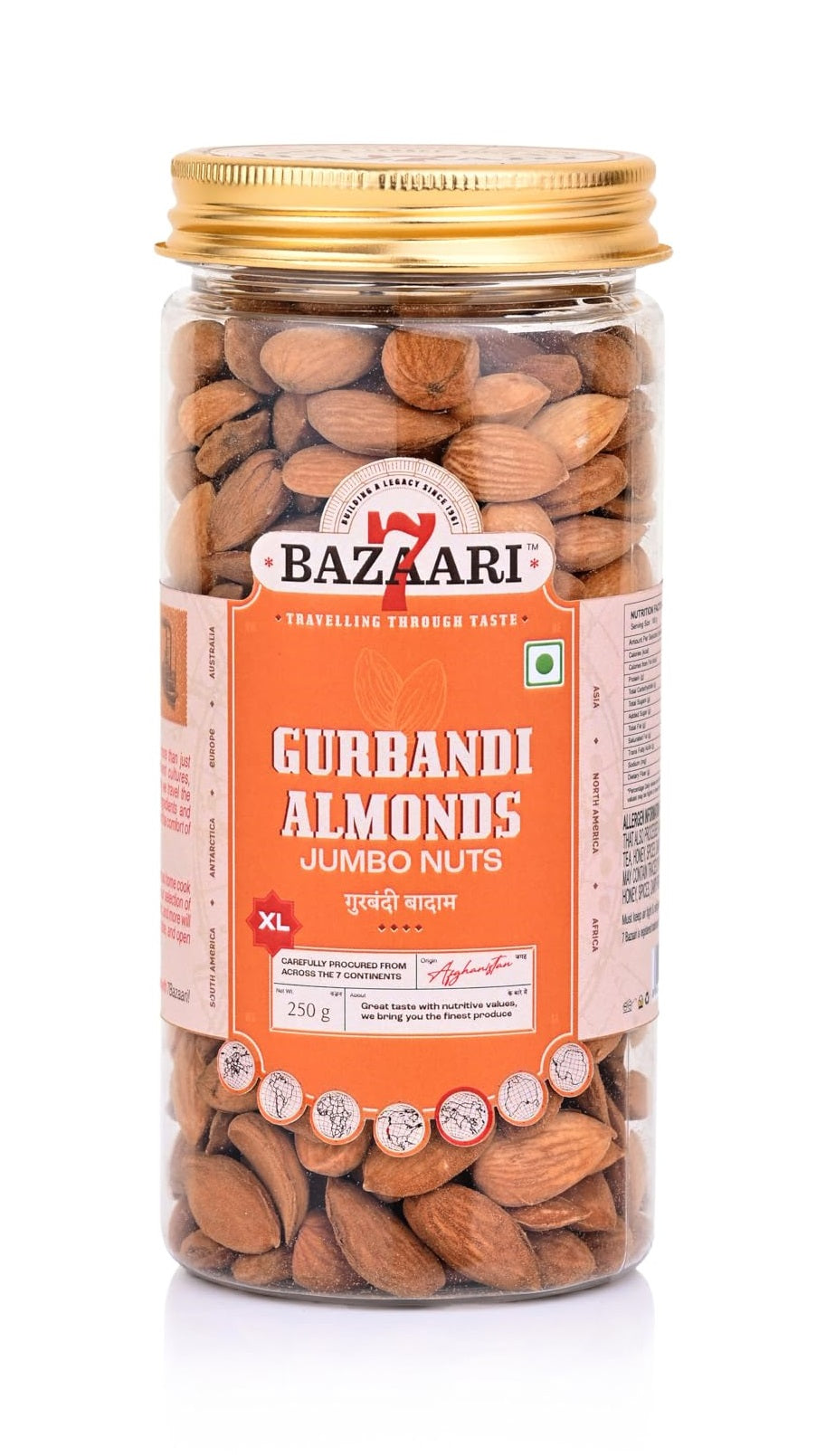 Afghan Gurbandi Almonds 250g