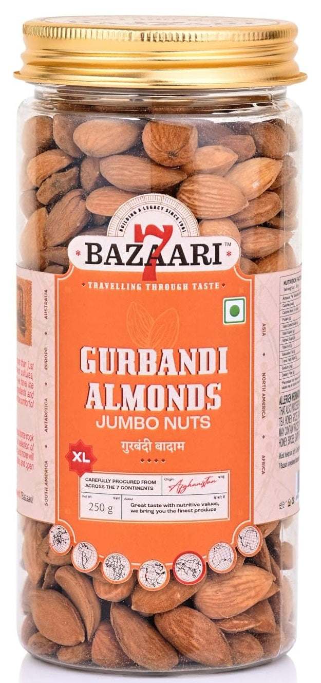 Afghan Gurbandi Almonds 250g