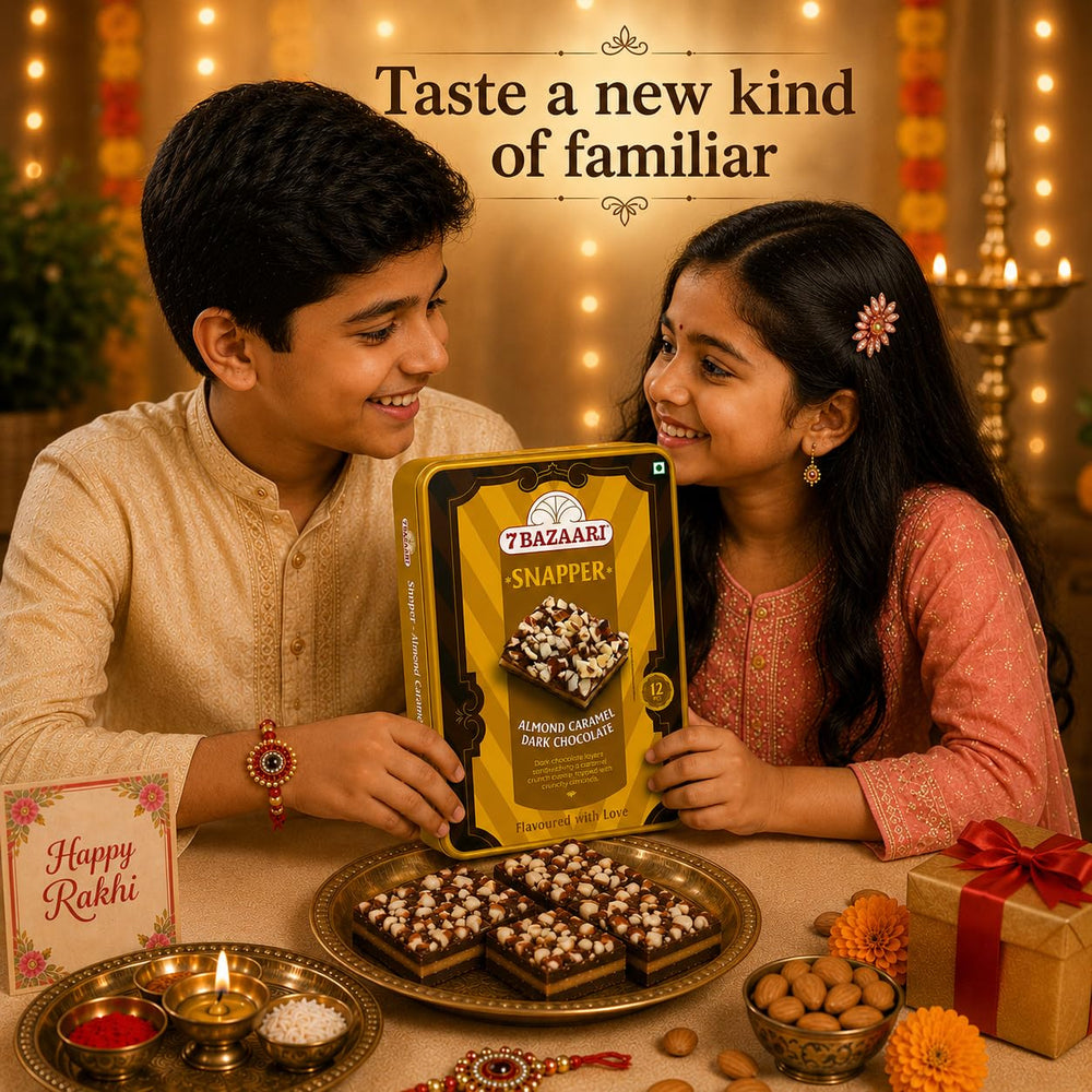 Rakhi Special Almond Chocolate Snapper 180g With Rakhi