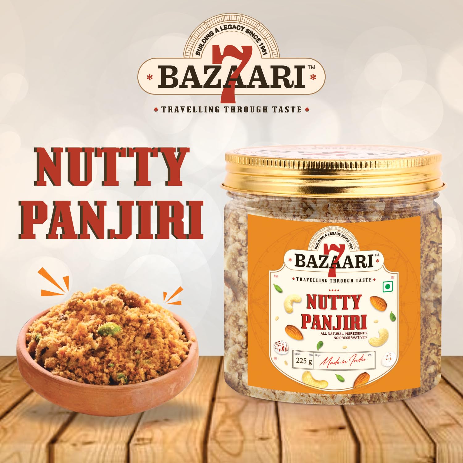 Panjiri - Traditional Indian Nutritious Sweet Mix 225g