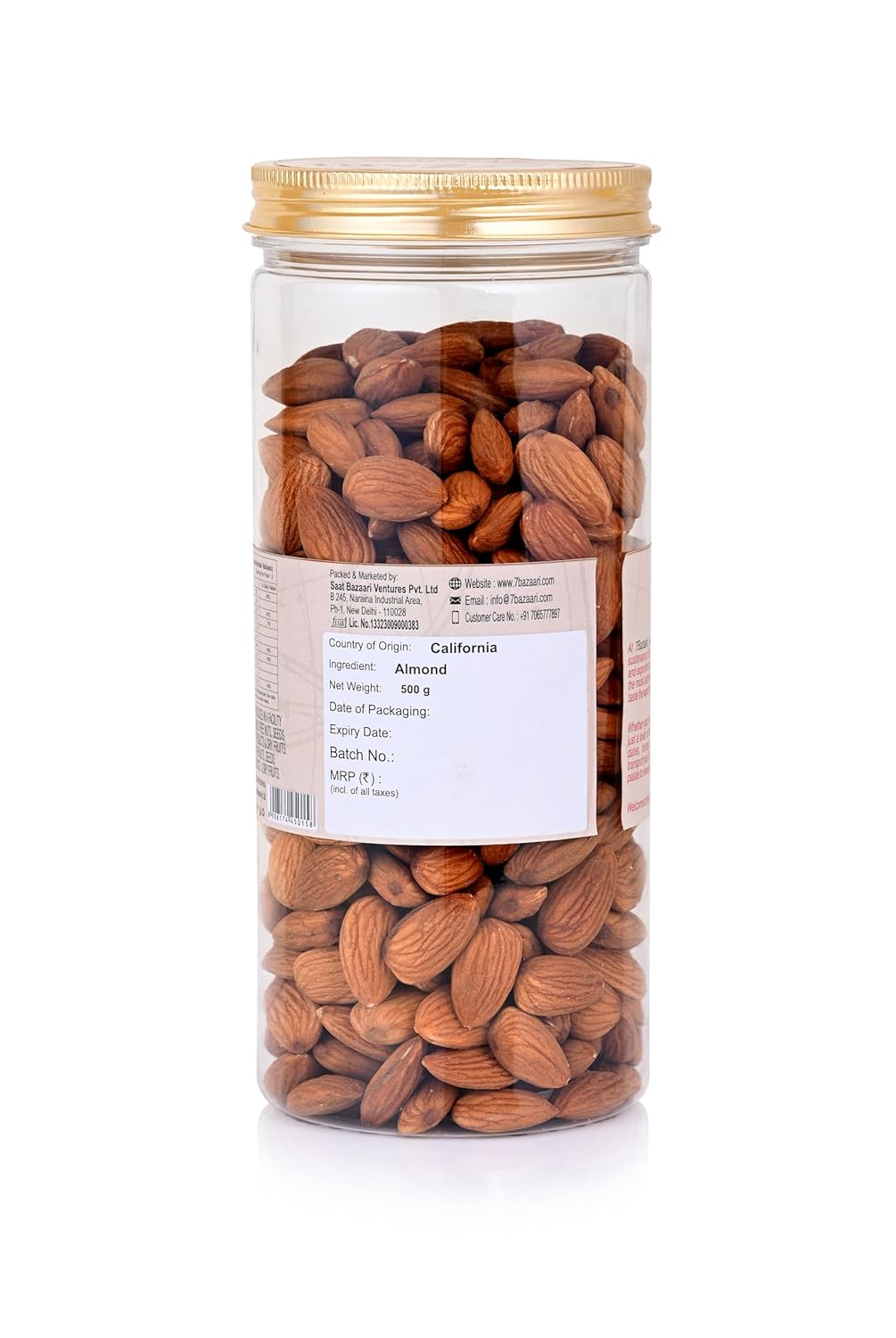 California Almond Kernel Premium 500g