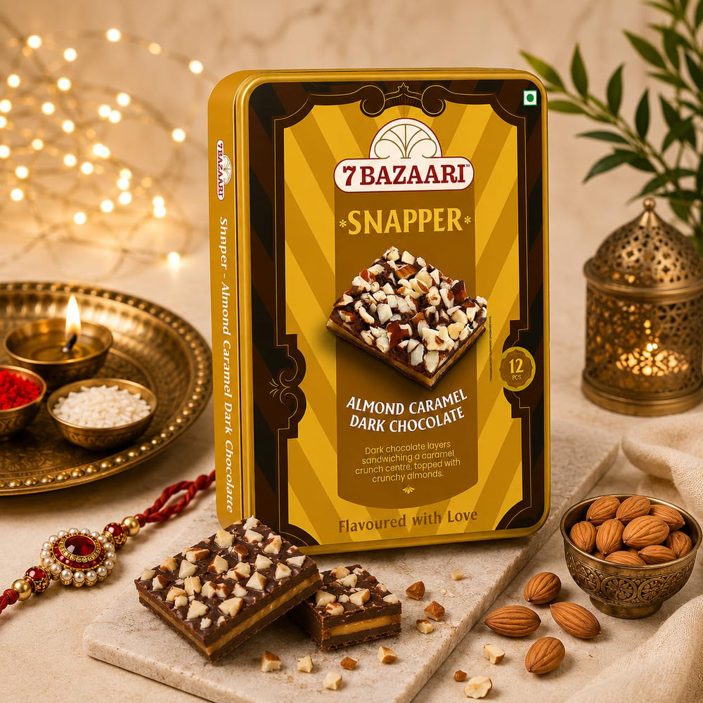 Rakhi Special Almond Chocolate Snapper 180g With Rakhi