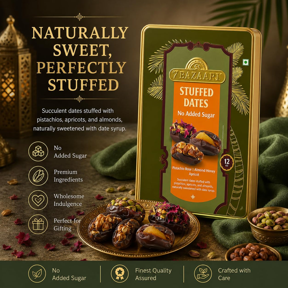 Stuffed Date Tin pack of 12pcs