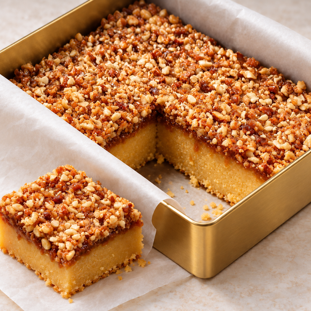Mysore Pak Caramel  Crunch