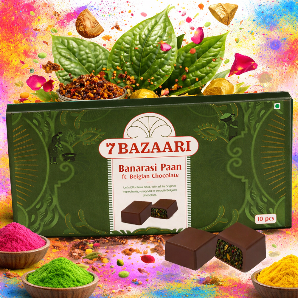 Holi special Banarasi Paan ft. Belgian Chocolate