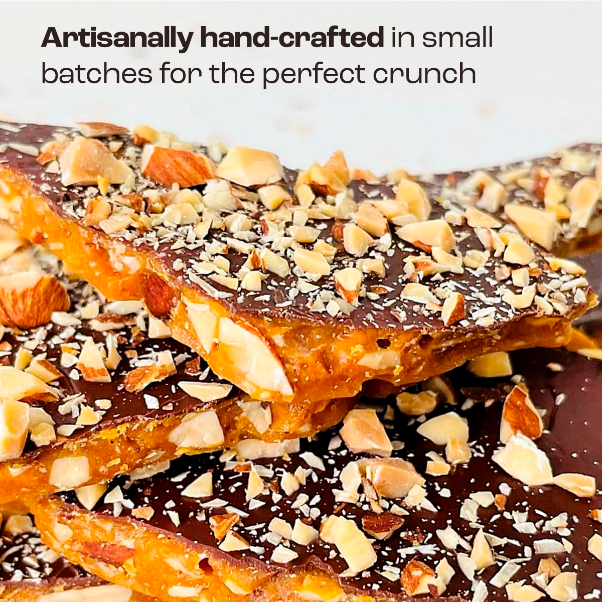 Almond & Caramel Brittle Bark