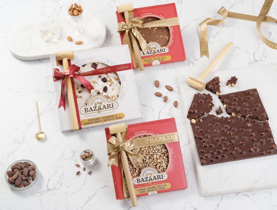 Milk Chocolate Praline Almond Crunch Bark 200g