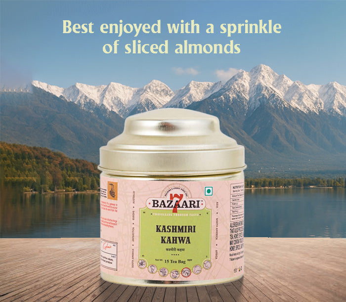 Kashmiri Kahwa (15 Tea Bags in each) pack of 2