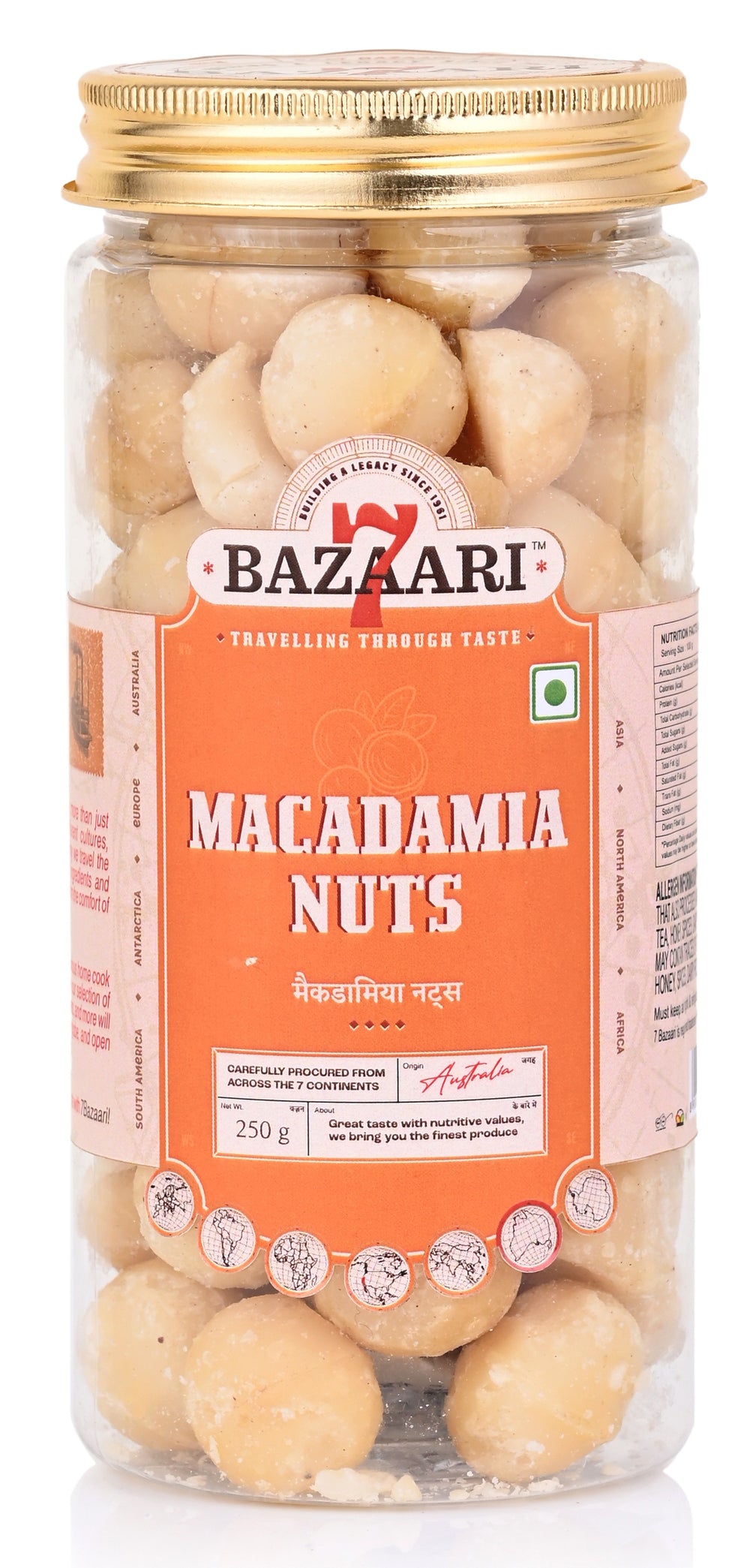 Australian Macadamia Nuts 250g