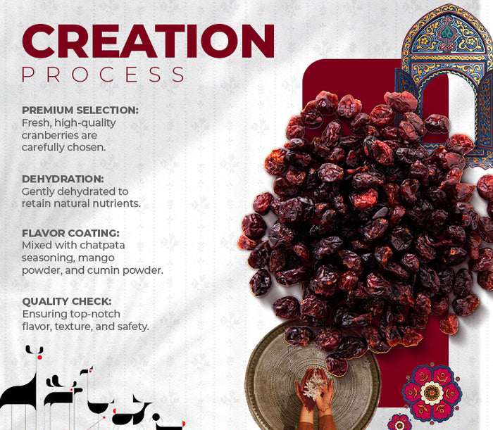 CHATPATA CRANBERRY180g - Premium Spicy & Tangy Dried Cranberries image 4