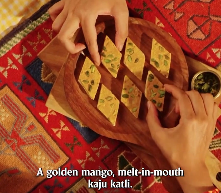 Mango Kaju Katli Crumble Box of 12pcs