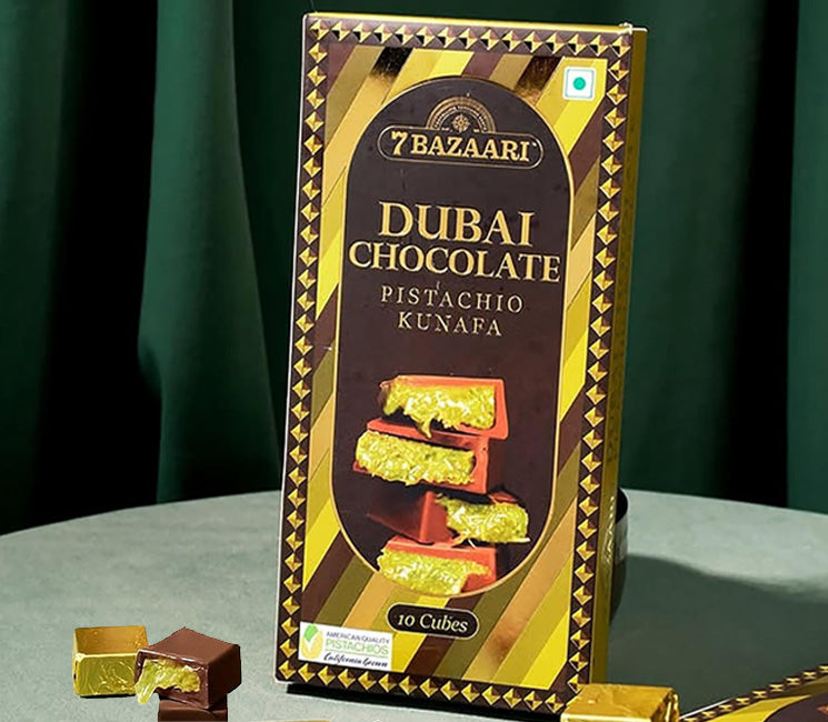 Viral Dubai chocolate pistachio kunafa 100g 10pcs