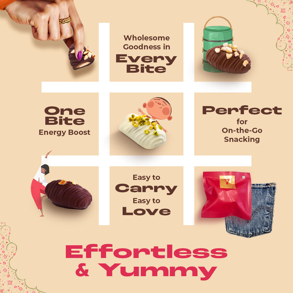 Choco & nut dates 10pcs each pack