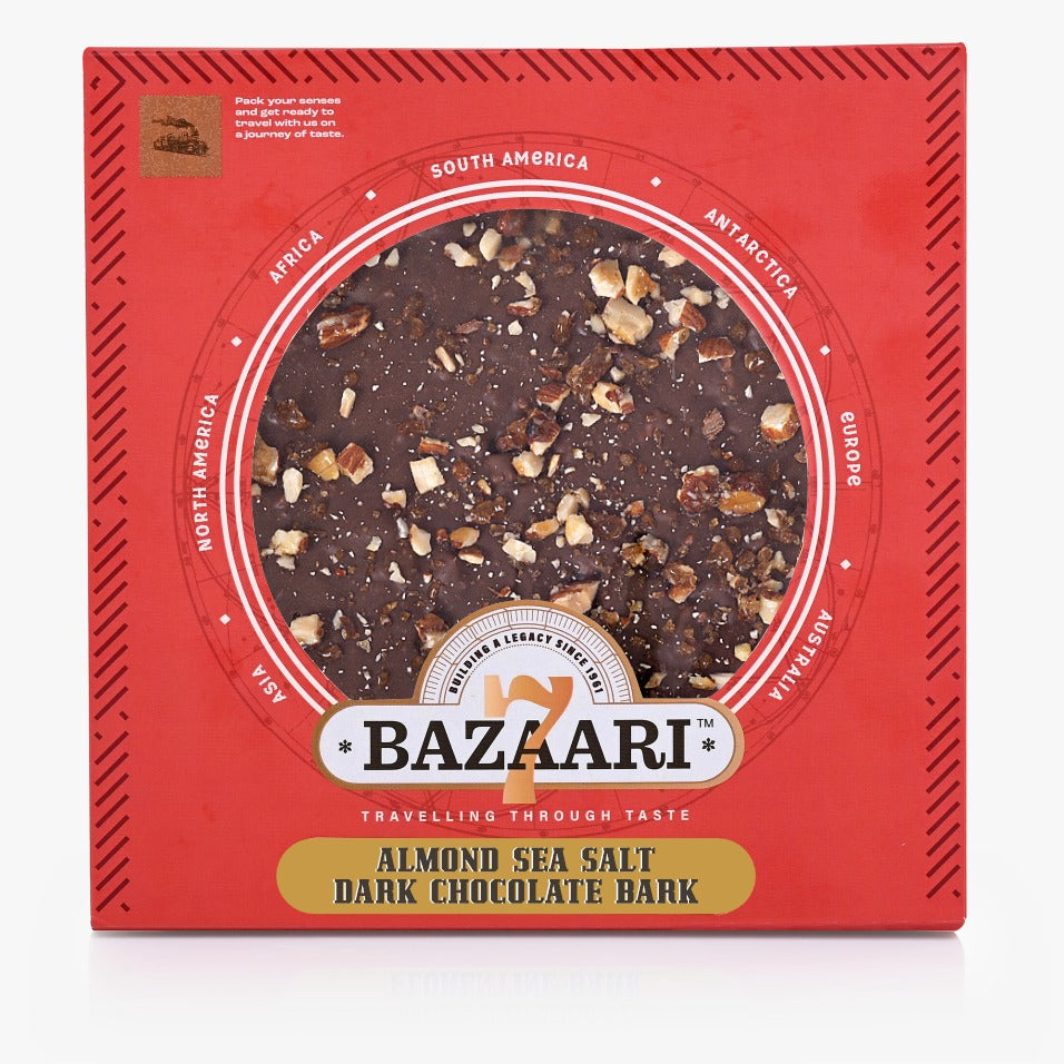 Dark Chocolate Almond Sea Salt Bark