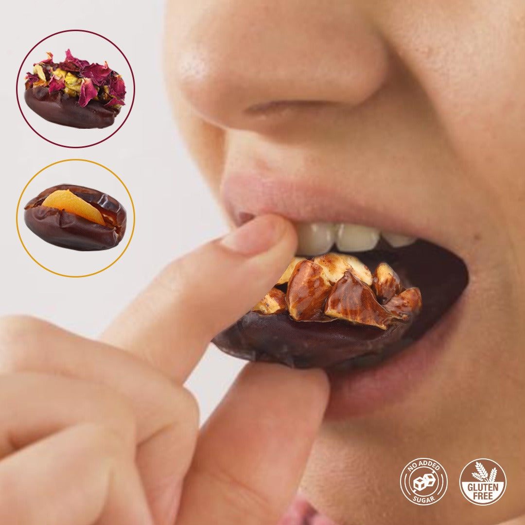 Assorted Stuffed Dates - 6 Pcs (Pack of 2)