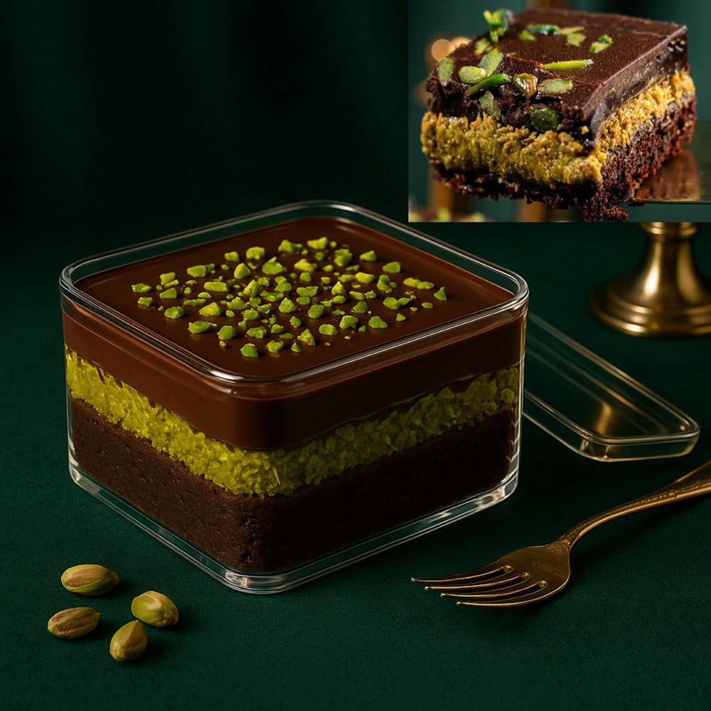 Dubai chocolate cake tubs 250g (Eggless)