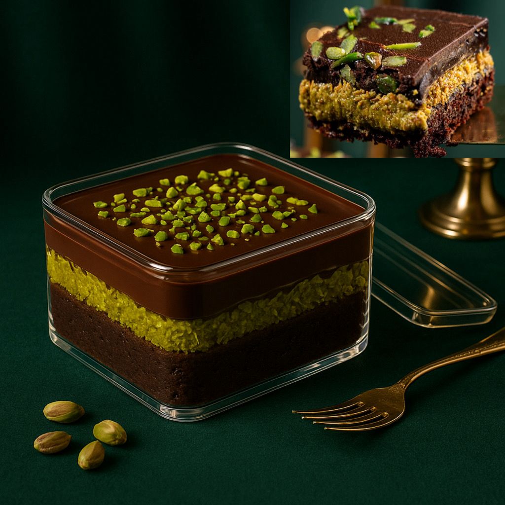 Dubai chocolate cake tubs 250g (Eggless)