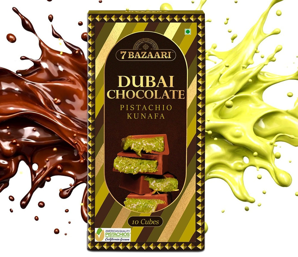 Viral Dubai chocolate pistachio kunafa 100g 10pcs