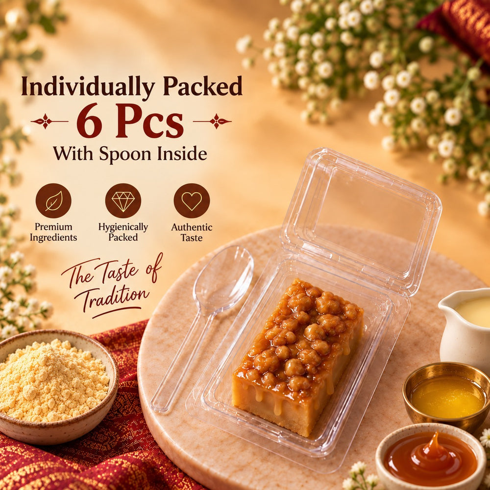 Mysore Pak Caramel  Crunch