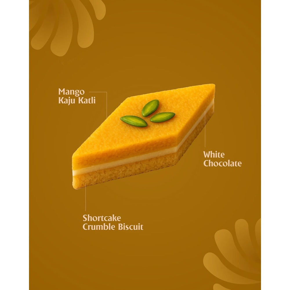 Mango Kaju Katli Crumble Box of 12pcs