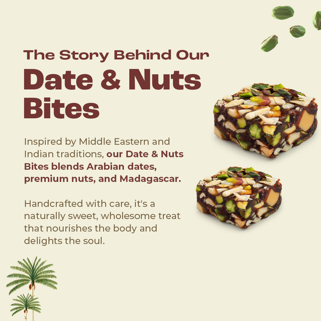 Date & nut Bite pack of 10pcs