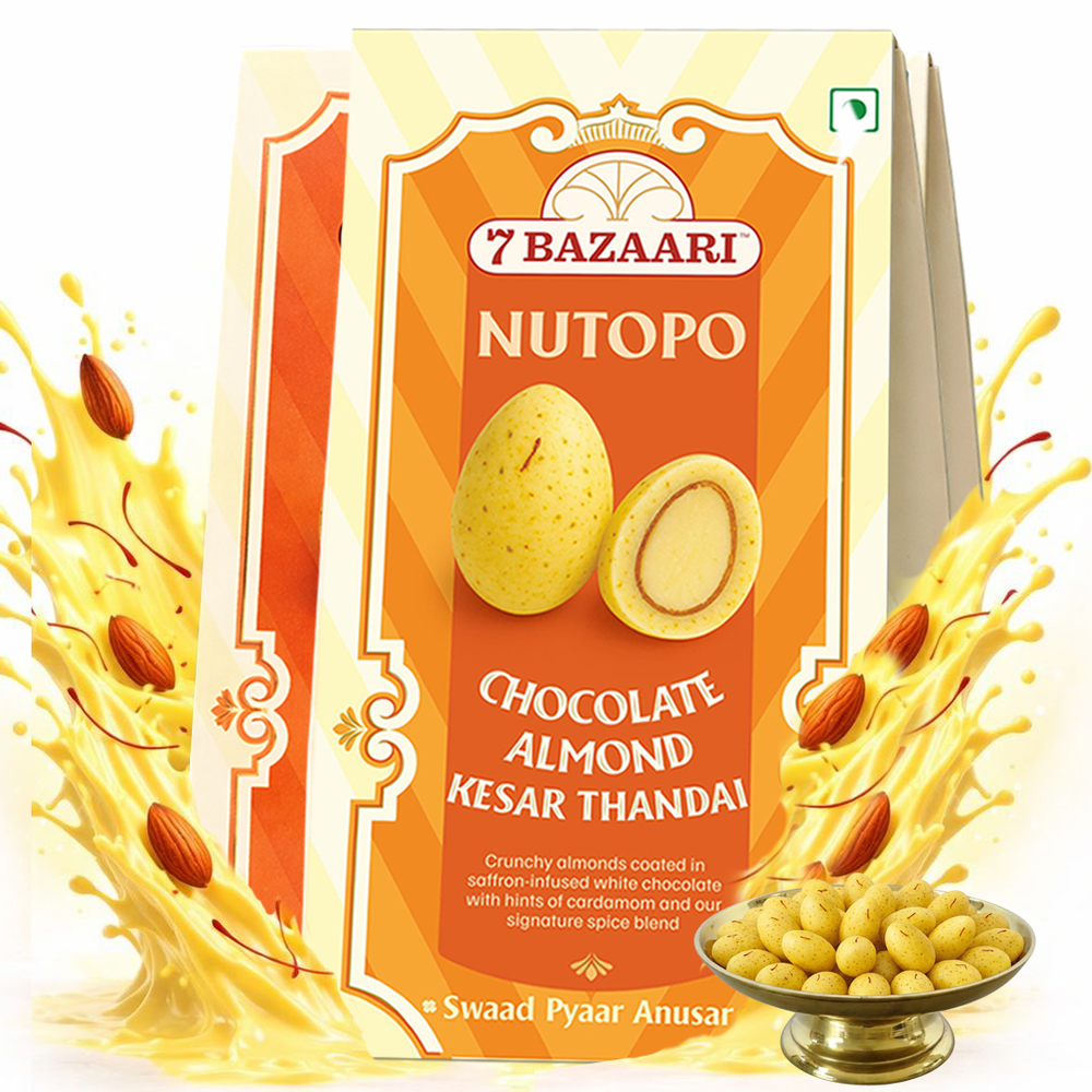 Nutopo Chocolate Almond kesar Thandai pack of 2
