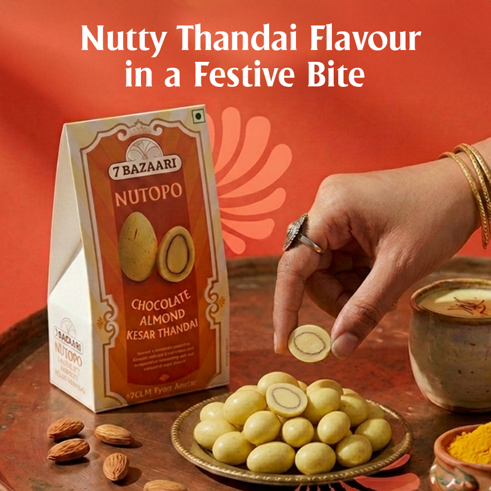 Nutopo Chocolate Almond kesar Thandai pack of 2