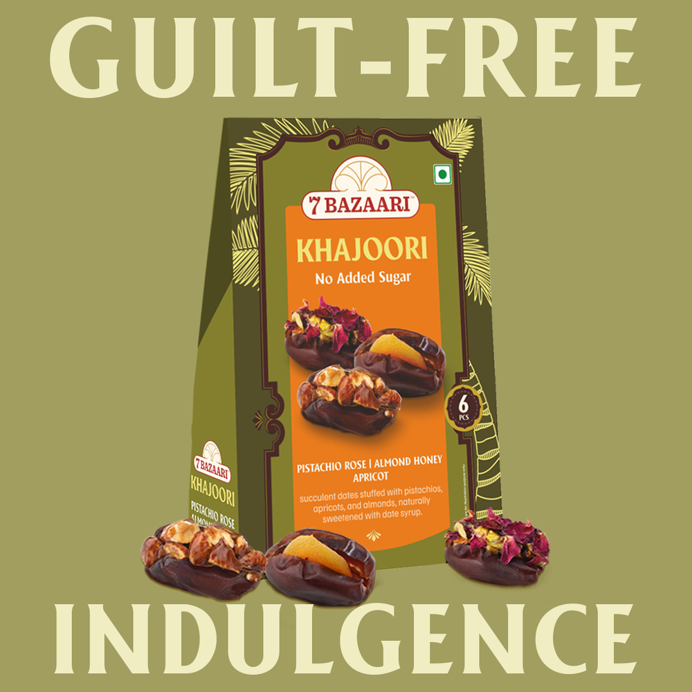 Khajoori Nuts in Dates - 6 Pcs (Pack of 2)