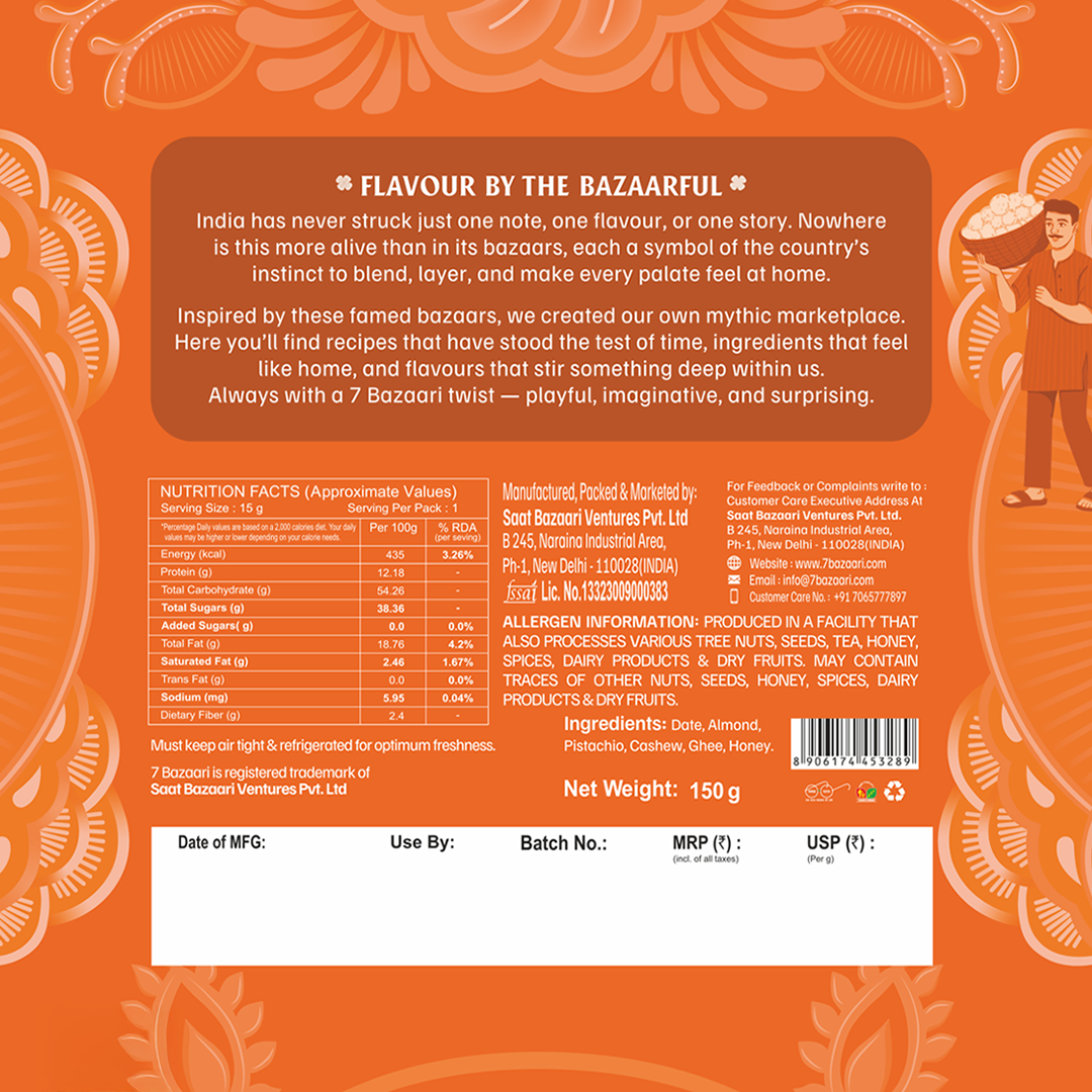 Date & nut Bite pack of 2 (10pcs Each Pack)