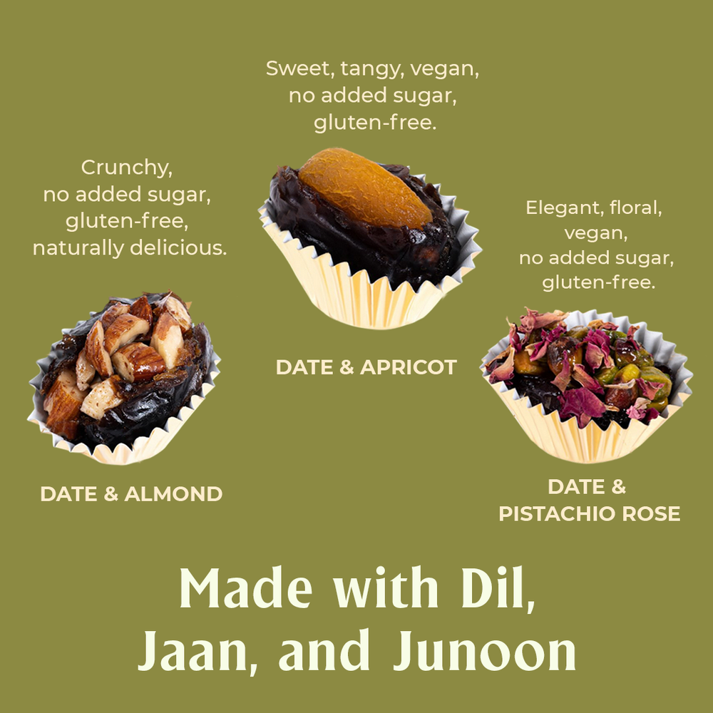 Khajoori Nuts in Dates - 6 Pcs (Pack of 2)