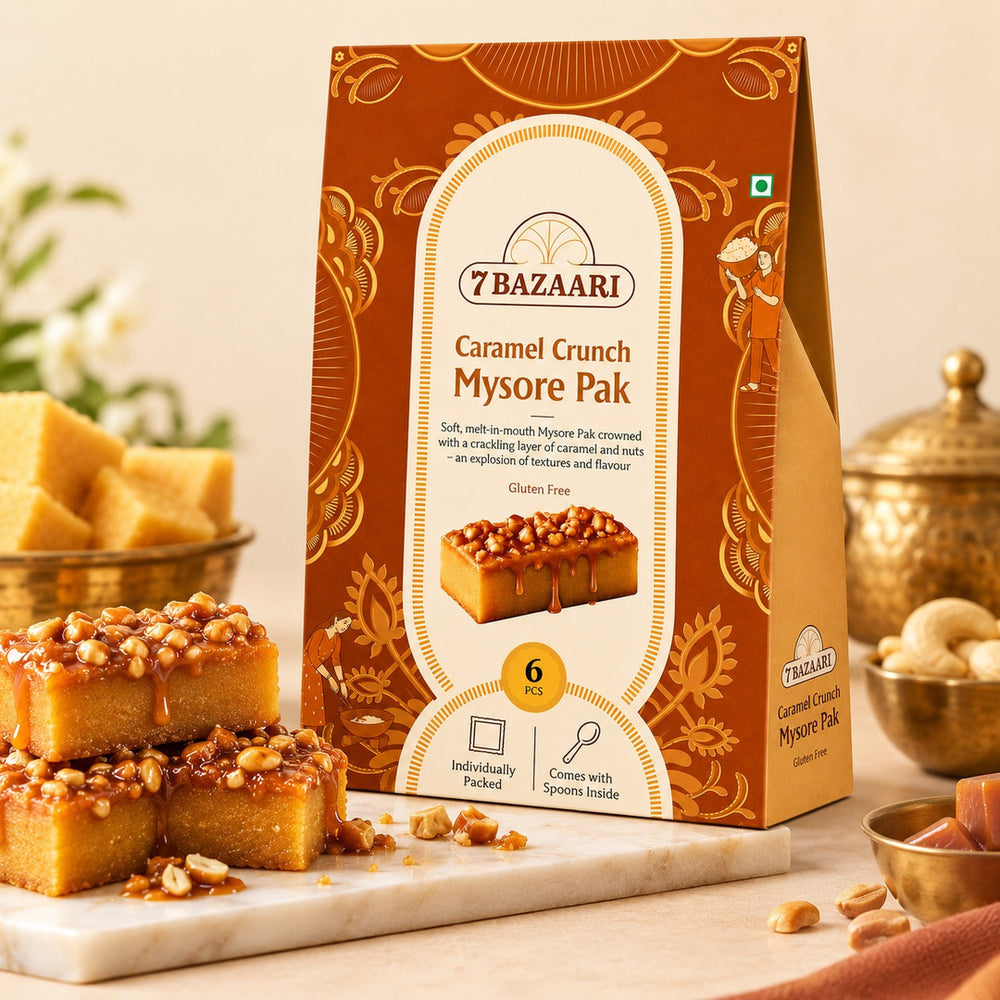 Mysore Pak Caramel  Crunch