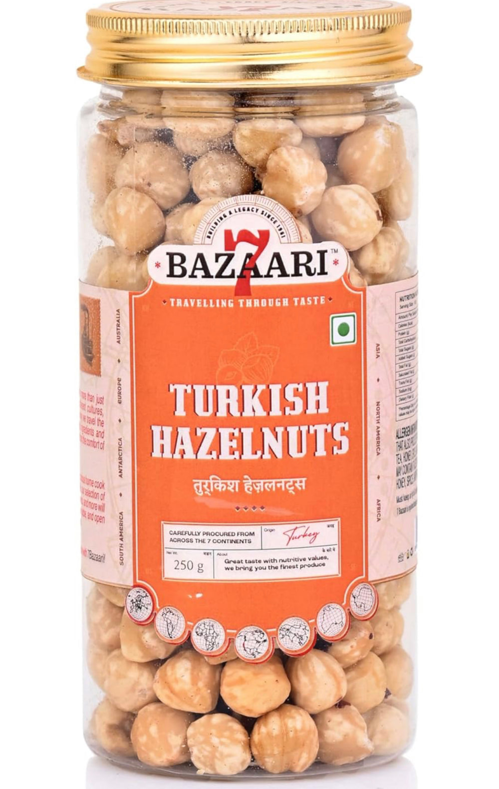 Turkish Hazelnuts 250g