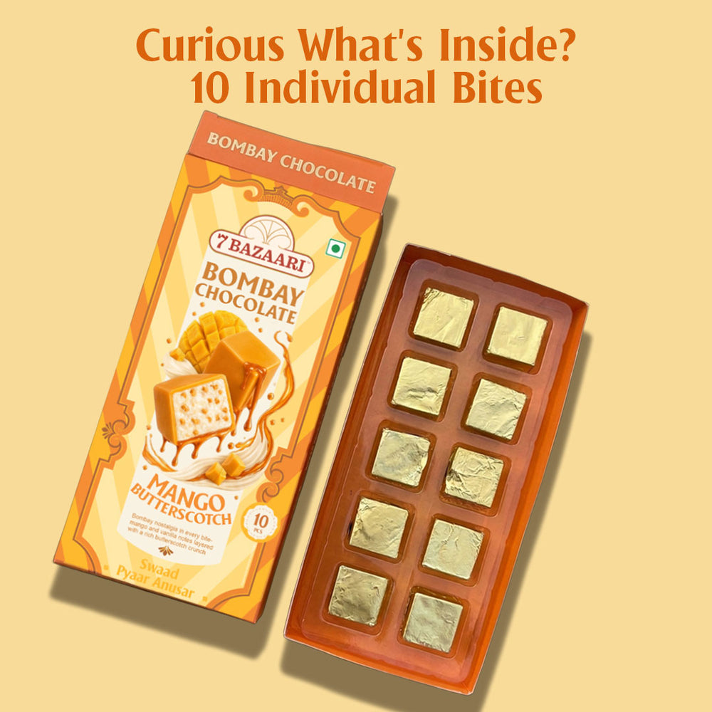 Bombay Mango Vanilla Butterscotch Chocolate 95g