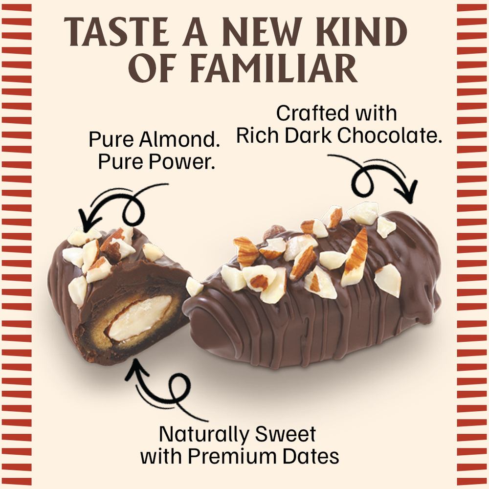 Almond Dark Choco & nut dates 10pcs each pack