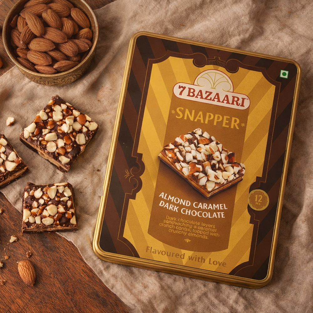 Almond Chocolate Snapper 180g | 12pcs