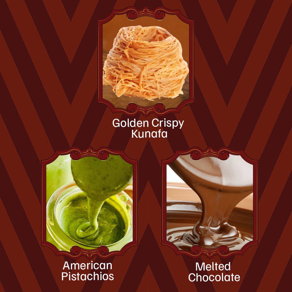 Viral Dubai chocolate pistachio kunafa 100g 10pcs