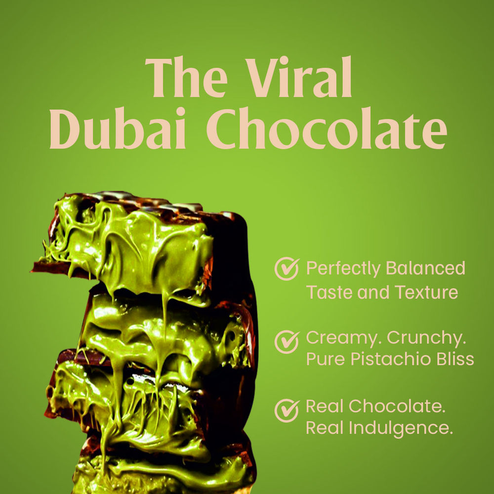 Viral Dubai chocolate pistachio kunafa 100g 10pcs