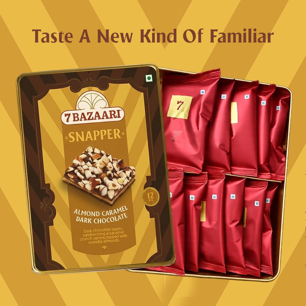 Almond Chocolate Snapper 180g | 12pcs