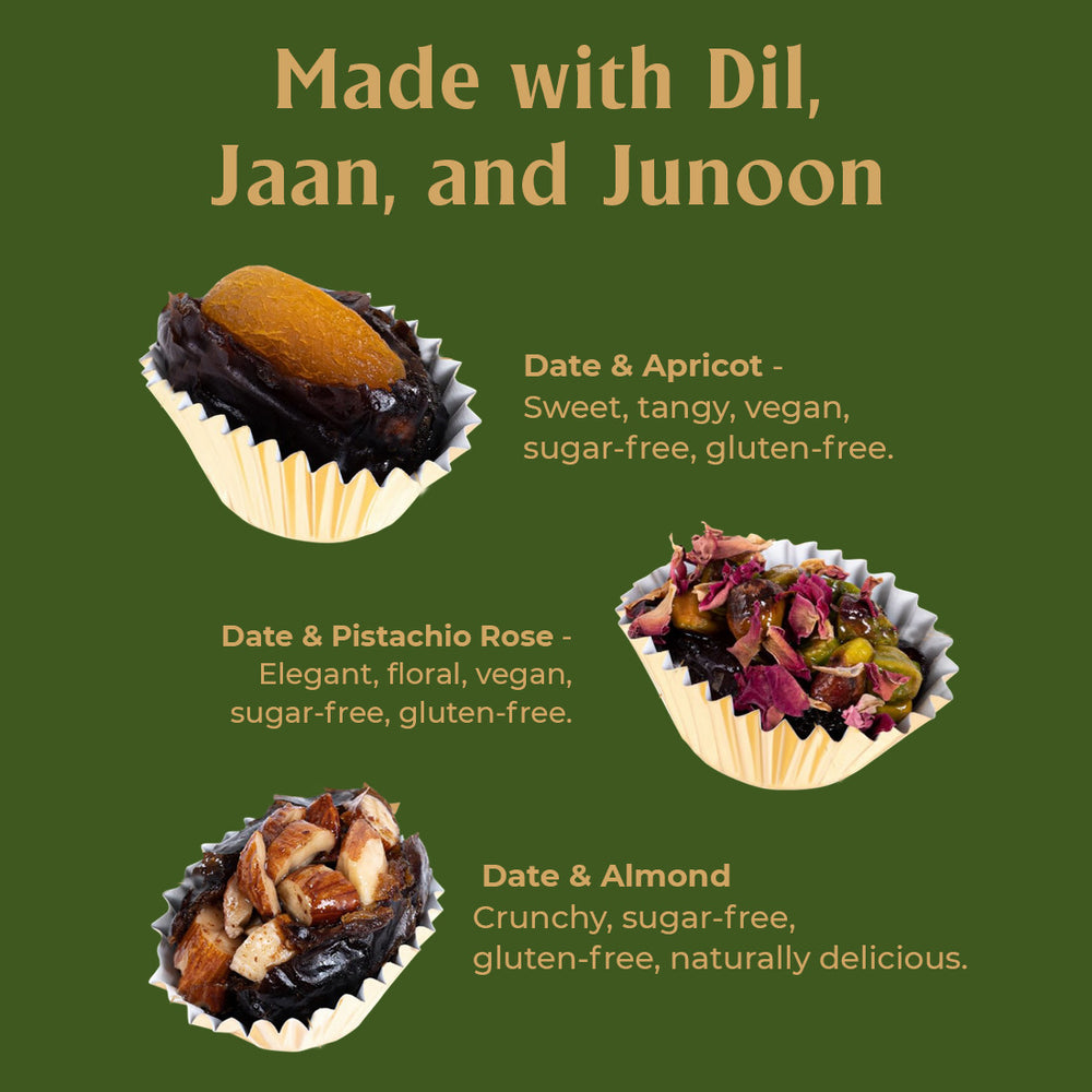 Stuffed Date Tin pack of 12pcs